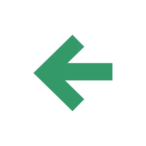 Flèche Icône Simple Illustration Vectorielle — Image vectorielle