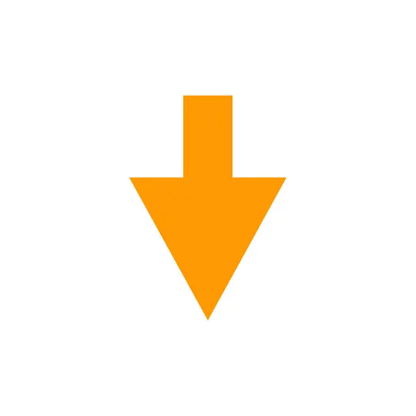 矢印シンプルなアイコン ベクトル イラスト — ストックベクタ