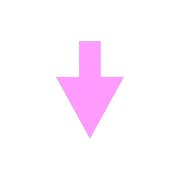 Arrow Simple Icon Vector Illustration — Stock Vector
