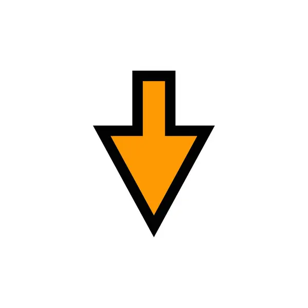 Flèche Icône Simple Illustration Vectorielle — Image vectorielle