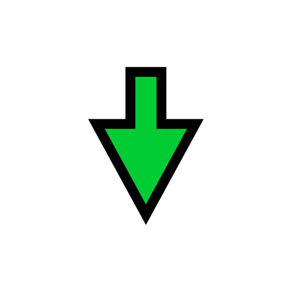 Icône Flèche Illustration Vectorielle — Image vectorielle