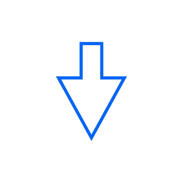 Ikona Šipky Návrh Vektorové Ilustrace — Stockový vektor