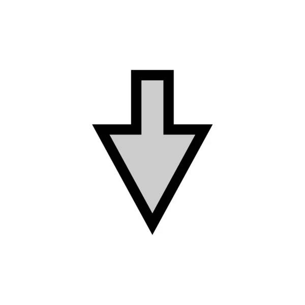 Icono Flecha Diseño Ilustración Vectorial — Archivo Imágenes Vectoriales