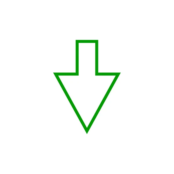Ikon Panah Desain Gambar Vektor - Stok Vektor