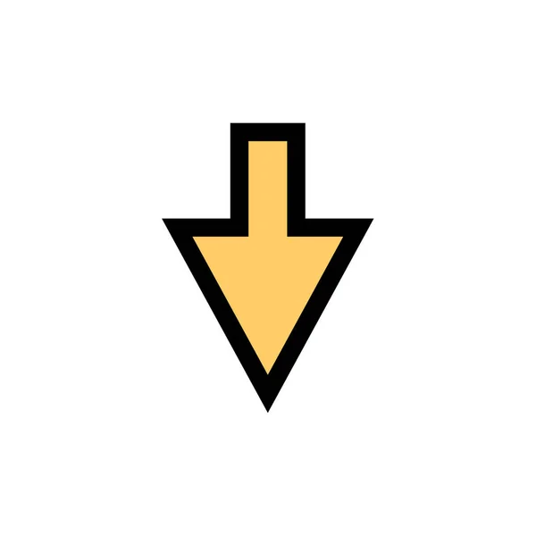 Icona Freccia Disegno Illustrazione Vettoriale — Vettoriale Stock