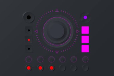 Web Tasarımı İçin 3B Neumorphic Botton.