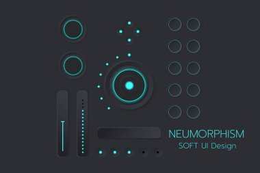 Nörofik UI Tasarımı, 3 Boyutlu Düğme Tasarımı.