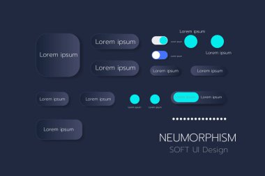 Nörofik UI Tasarımı, 3 Boyutlu Düğme Tasarımı.