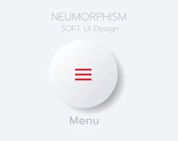 3D Neumorphic Soft UI Design. 3D Bottons.