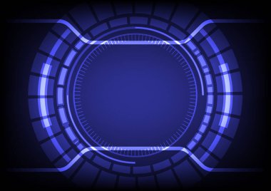 Soyut Hitech Arkaplanı, Elektronik Parlak Arkaplan.