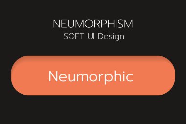 3D Neumorphic Soft UI Design. 3D Bottons.