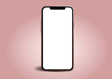 Akıllı telefon Mockup. Cep telefonu. Telefonunuz var. Gerçekçi vektör illüstrasyonu.