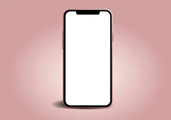 Akıllı telefon Mockup. Cep telefonu. Telefonunuz var. Gerçekçi vektör illüstrasyonu.