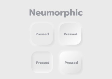 3B Neumorphic Soft UI Tasarımı.