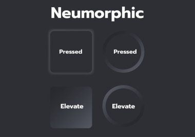 3B Neumorphic Soft UI Tasarımı.
