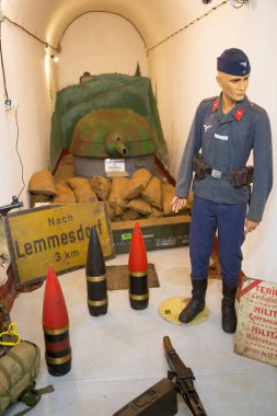 Military exposition in World War I museum, France