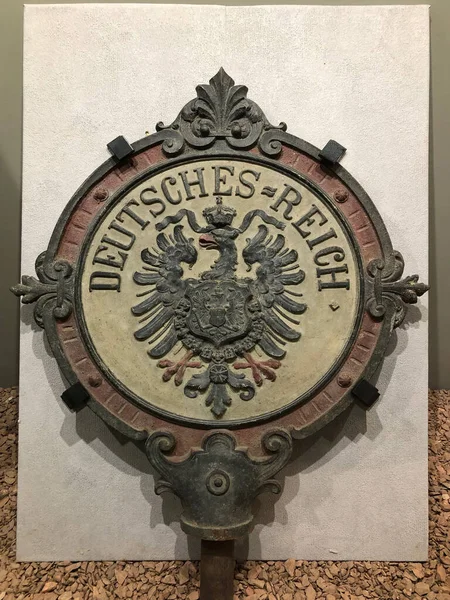 Old Sign Deutsches Reich Historical Museum — Stock Photo, Image