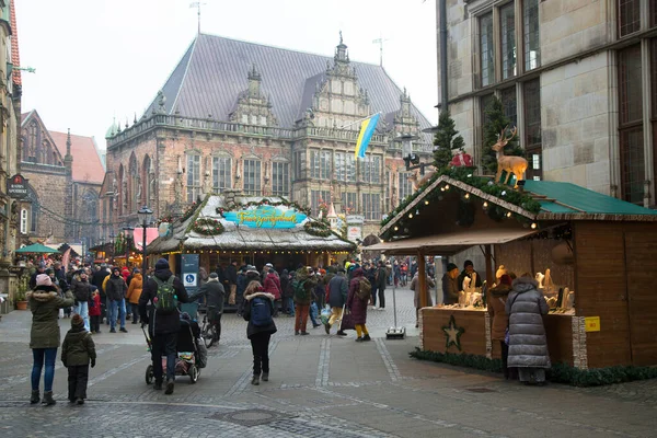 Amsterdam Netherlands December 2022 Traditional Christmas Fair Amsterdam — Stock Photo, Image