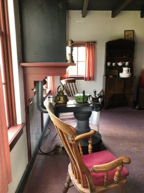 Eski tarihi evin içi 