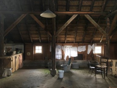 Eski tarihi evin içi 