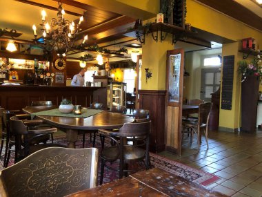 Hollanda 'da güzel bir kafe.