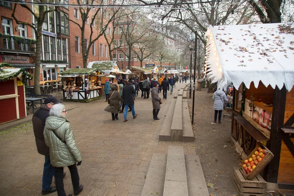 Άμστερνταμ Ολλανδία Δεκεμβρίου 2022 Παραδοσιακή Χριστουγεννιάτικη Έκθεση Στο Άμστερνταμ — Φωτογραφία Αρχείου