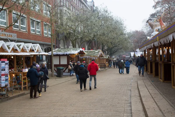 Amsterdam December 2022 Traditionele Kerstmarkt Amsterdam — Stockfoto
