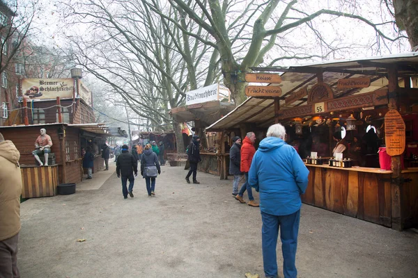 2022年12月17日 阿姆斯特丹传统圣诞博览会 — 图库照片