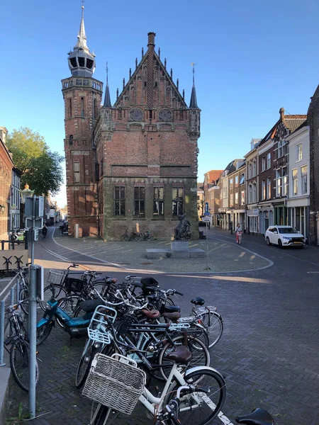 Città Vecchia Giornata Sole Paesi Bassi — Foto Stock