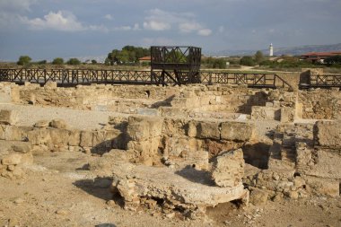 Yunanistan 'da antik kentin kalıntıları