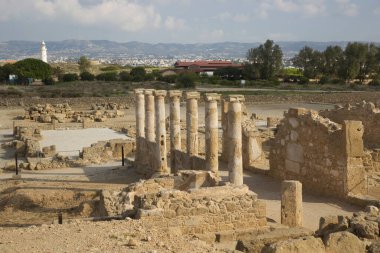 Yunanistan 'da antik kentin kalıntıları