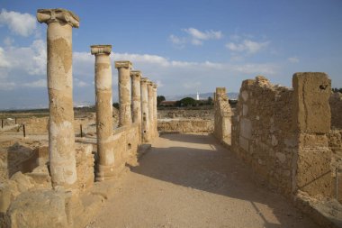 Yunanistan 'da antik kentin kalıntıları