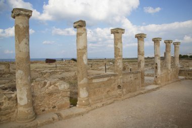 Yunanistan 'da antik kentin kalıntıları