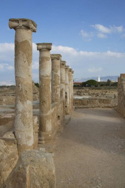 Yunanistan 'da antik kentin kalıntıları