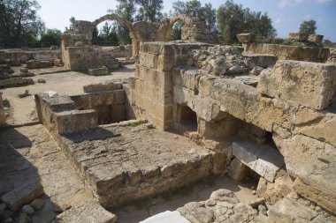 Yunanistan 'da antik kentin kalıntıları