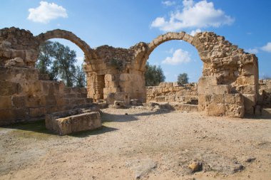 Yunanistan 'da antik kentin kalıntıları