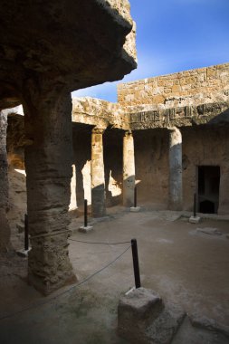 Yunanistan 'da antik kentin kalıntıları