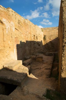 Yunanistan 'da antik kentin kalıntıları