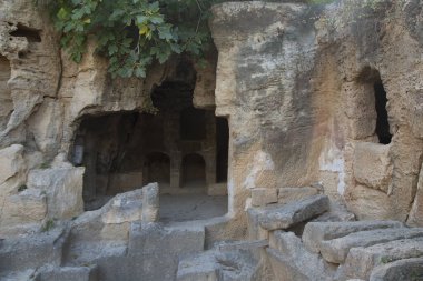 Yunanistan 'da antik kentin kalıntıları