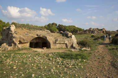 Yunanistan 'da antik kentin kalıntıları