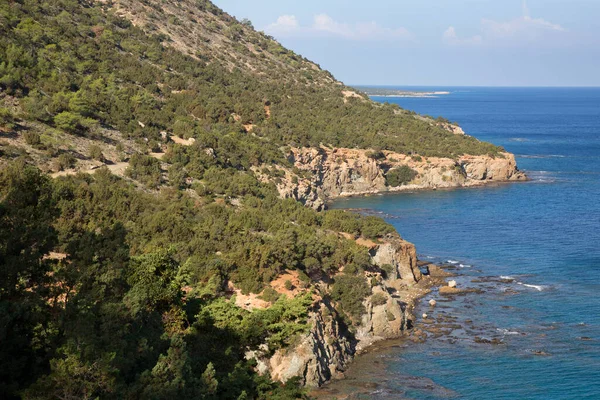 Yunanistan Daki Güzel Akdeniz Kıyıları — Stok fotoğraf