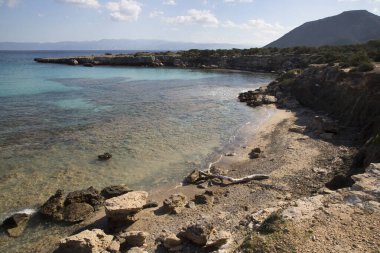 Yunanistan 'daki güzel Akdeniz kıyıları 