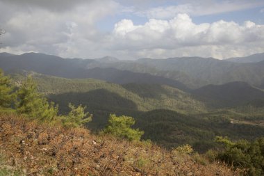 Güzel dağ manzarası Yunanistan