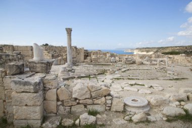 Yunanistan 'da antik kentin kalıntıları
