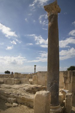 Yunanistan 'da antik kentin kalıntıları