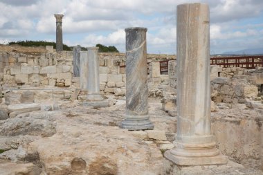 Yunanistan 'da antik kentin kalıntıları