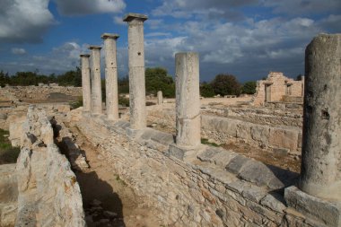 Yunanistan 'da antik kentin kalıntıları