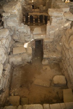 Yunanistan 'da antik kentin kalıntıları