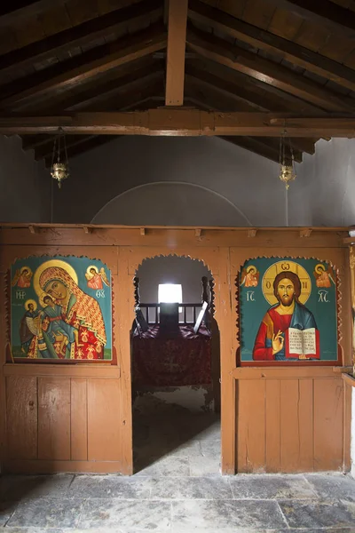 Görögországi Ortodox Kolostor Belseje — Stock Fotó
