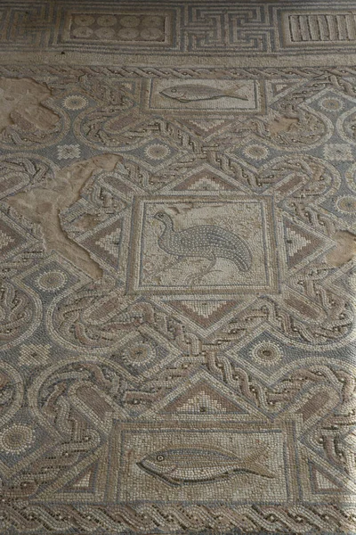 Starověká Mozaika Řeckém Chrámu — Stock fotografie